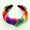 PHALIN Rainbow Headband for Women LGBTQ Heart Flag Pride Headbands Rainbow Stripe Wide Top Knot Headband Pride Rainbow Hair Accessories Pride Month Party Favors Gifts