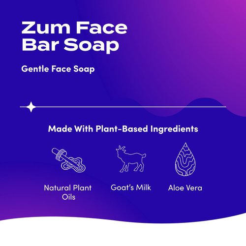 Indigo Wild Zum Face Cleansing Bar Soap - 3 oz