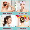LEOBRO Makeup Headband, 3pcs Headband for Washing Face, Spa Headband, Skin Care Headband for Girls Women Gift, Hair Band for Washing Face, Shower Headband, with 3pcs Hair Scrunchies