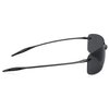JULI Sports Polarized Sunglasses for Men Women Tr90 Rimless Frame for Running Fishing Golf Surf Driving(Black)