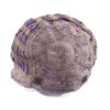 SWACC Short Curly Wavy Bob Wig with Bangs Synthetic Medium Shoulder Length Hair Wig for Women with Wig Cap (Lavender Purple)