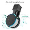 WALI Outlet Wall Mount, Holder Stand for Echo Dot 3rd Gen, Smart Home Speakers Plug Mount for Alexa with Cable Management, (AMM002-B), 1 Pack, Black