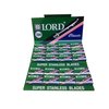 Lord Classic Super Stainless Double Edge Safety Razor Blades, 100 blades (20x5)