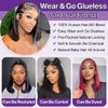 Ablvari Bob Wig Human Hair Lace Front Wigs for Black Women 13x4 HD Lace Front Wig Frontal Wigs Human Hair Glueless Wigs Pre Plucked with Baby Hair 14 Inch