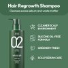 AMOS PROFESSIONAL The Green Tea Shampoo Refresh [For Oily Scalp] 17.6oz (500g) | Anti-Hair Loss & Hair Growth Shampoo for Cleanse Excess Sebum and Hair Growth | Korean Hair Growth Shampoo