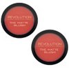 Pack of 2 Makeup Revolution Beauty The Matte Blush, New Rules