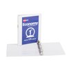 Avery Mini Economy View 3 Ring Binder, 1" Round Rings, Holds 5.5" x 8.5" Paper, 1 White Binder (05806)