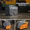 PatioGem Waterproof Generator Cover for Most 2000W-2500W Outdoor Inverter Generators, Fit for Honda EU2000i/2200i/Camco, Westinghouse WH2000i-2400i, iGen2200/2500, Champion2000W, Generac2200W