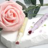 KWOLYKIM 2 Colors Jelly Lipsticks, Glass Water Hydrating Heart Shaped Lipsticks Moisturizing Tinted Lip Balm Lip Gloss Long Lasting Lip Pen Beauty Makeup Plumping Gloss Lip Glaze Gift for Women Girls