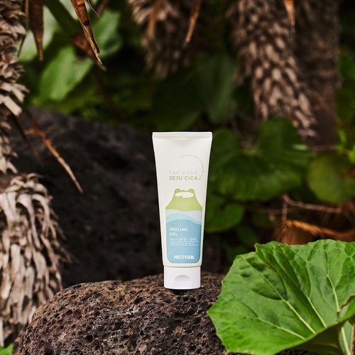 PS.PRETTYSKIN The Pure Jeju Cica Exfoliating Face Wash Peeling Gel 5.07fl.oz.(150ml) with Centella Asiatica Extract (Peeling Gel)