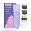 Bikini Trimmer for Women Pubic Trimmer for Women - Electric Body Hair Trimmer Shaver Razor for Women's Body Groomer, LADYSPOT™ Replaceable Hypoallergenic Ceramic Blade,Wet/Dry(Purple Women's Version)