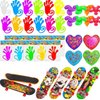 127 Pcs Party Favors for Kids 4-8 8-12, Fidget Toys, Treasure Box Toys, Classroom Prizes, Pinata Filler, Goodie Bag Stuffers, Treasure Chest, Prize Box Toys, Carnival Prizes