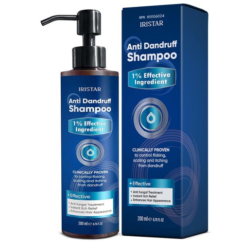 IRISTAR Dandruff Shampoo, Anti Dandruff Shampoo For Man And Woman, Itchy Scalp Shampoo Dandruff Treatment For Folliculitis, Psoriasis And Seborrheic Dermatitis