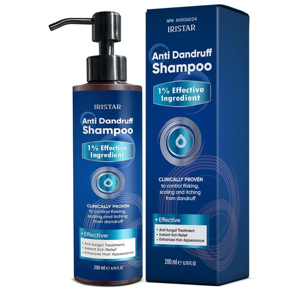 IRISTAR Dandruff Shampoo, Anti Dandruff Shampoo For Man And Woman, Itchy Scalp Shampoo Dandruff Treatment For Folliculitis, Psoriasis And Seborrheic Dermatitis