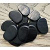 Tagua Beads. 20 Chips. Natural Eco-Friendly Tagua Slices. 10 Black and 10 White Slices. Medium Size: 3x2.5 cm. Approx. Undrilled