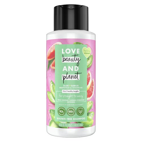 Love Beauty And Planet LBP SH Aloe Pink Grapefruit Shampoo Aloe Pink Grapefruit 13.5 FO