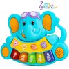 STEAM Life Baby Piano Toys 6 to 12 Months, Light Up Music Baby Toys for 0 6 9 12 18 Months, Early Learning Educational Toys for 1 Year Old Boys Girls Birthday Xmas Gifts