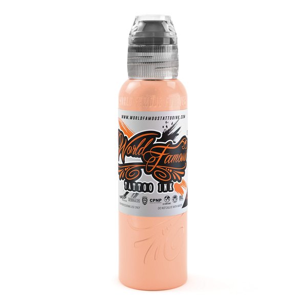 World Famous Orange Tattoo Ink, Vegan and Professional Ink, Made in USA, OLEG Peach Orange, .5 oz