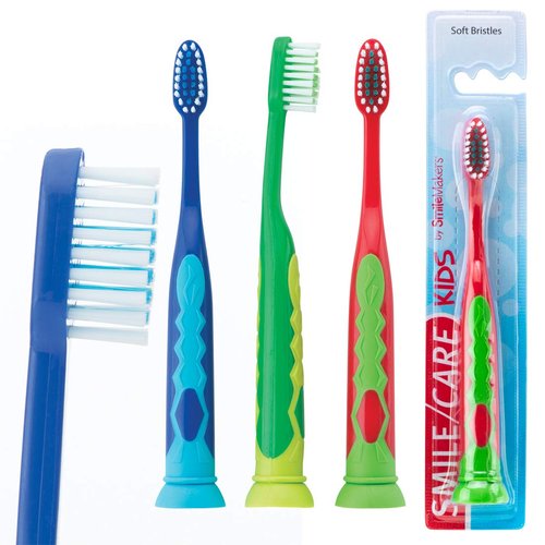 SmileCare Youth Suction Cup Toothbrush - Children's Dental Hygiene Products - 48 per Pack