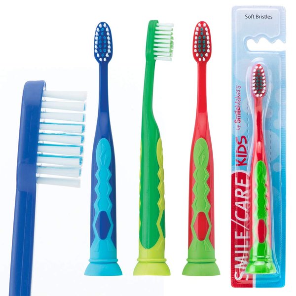 SmileCare Youth Suction Cup Toothbrush - Children's Dental Hygiene Products - 48 per Pack