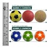 Joovon 1.42 Inch Foosball Balls 1.26 Inch Foosball Table Balls for Foosball Tabletop Game Foosball Ball Replacements Multicolor with The Plastic Box