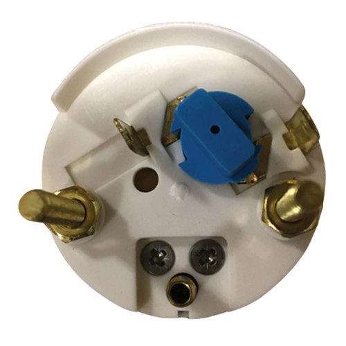 Faria 13108 Dress Water Pressure Gauge Kit 30 PSI - White, 2", Black