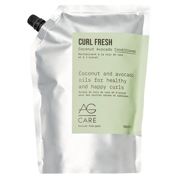 AG Care Curl Fresh Coconut Avocado Conditioner, 33.8 Fl Oz
