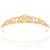 TOBATOBA Gold Tiara Crowns for Women Girls Wedding Tiara Princess Tiara for Wedding Prom Quinceanera Birthday Crown Halloween Hair Accessories
