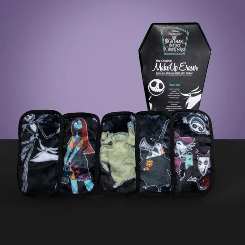 The Original MakeUp Eraser Mini PRO 5pk, Erase All Makeup With Just Water, Including Waterproof Mascara, Eyeliner, Foundation, Lipstick, Sunscreen, and More! (Nightmare Before Christmas), 5ct.