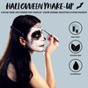 Spooktacular Creations Halloween Makeup Palette 3 Colors, Face Body Paint Makeup Wheel Waterproof Zombie Skeleton Cosplay Makeup Face Painting for Adult and Kids (0.35 Oz,White Black Red )