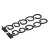2Pcs/set Women Hair Braiding Tool Hair Twist Styling Clip Braider Roller Bun Maker DIY Hair Band Accessories Black