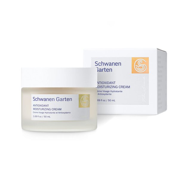 Schwanen Garten Moisturizing Cream 1.69oz / 50ml - Lightweight priming day moisturizer, Organically grown & Handpicked ingredients, SG Antioxidant source, Vegan, Clean beauty, Korean skincare