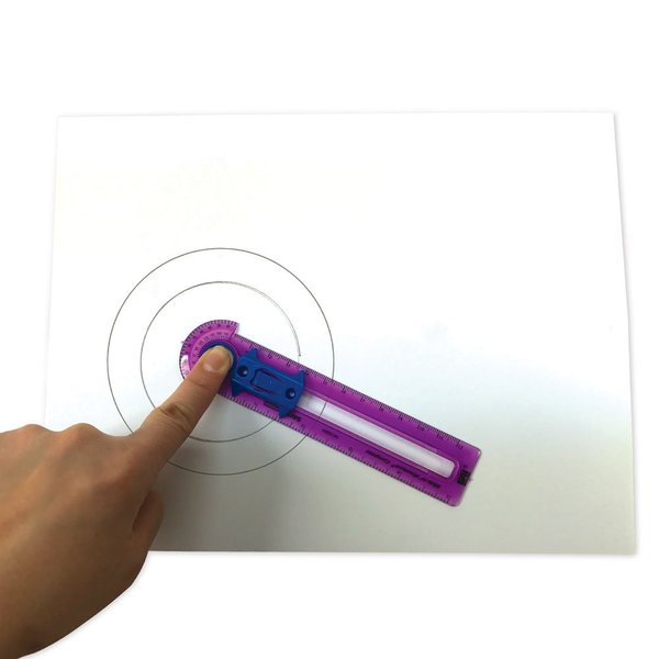 EAI Education Slide N' Measure Compass: Assorted Colors - Set of 10