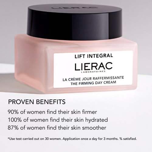 Lierac|LIFT INTEGRAL Firming Day Cream with Hyaluronic Acid - Face Moisturizer Reduces Appearance of Wrinkles. Natural Ingredients for Elasticity & Hydration, Suitable for Women's Sensitive Skin|50ml