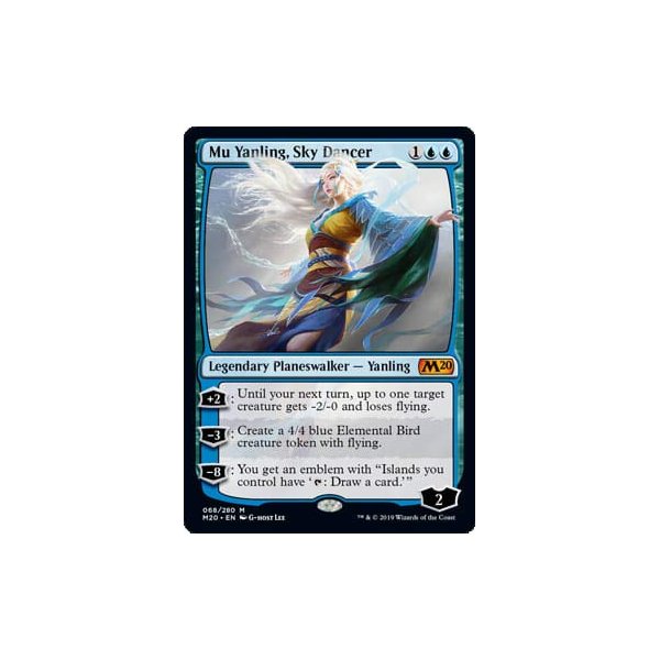 Magic: The Gathering - Mu Yanling, Sky Dancer - Core Set 2020
