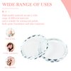 UPIQNG Nail Art Palette Glass Color Mixing Palette Clear Gel Polish Palette False Eyelash Glue Holder Concealer Mixing Makeup Palette Nail Polish Tray DIY Tool