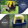 ERKOON Kids Ride On Car Cover Waterproof, Waterproof Cover for Cozy Coupe Cozy Truck Ride-On Car, for Outdoor Sunproof, Dust, Snow(Only Use for Cozy Coupe & Cozy Truck)-1 Pack