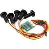 ShareGoo 5Led RC Light Kit Bumper Light Headight 18mm w/10 Modes Compatible with Traxxas Slash 2WD/4×4 1/10 RC Car