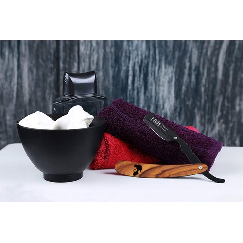 100 BLADES + Facón Professional Vintage Straight Edge Barber Razor - Salon Quality Cut Throat Shavette