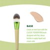 EcoTools Vibes Kit Makeup Brush Gift Set with Travel Brush Bag For Power, Foundation and Concealer