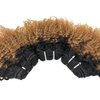 Ombre Afro Kinky Curly Bundles Human Hair 1B/30 Brown 4B 4C Mongolian Afro Kinky Bulk Human Hair Bundles Unprocessed Virgin Hair Curly Weave Hair Bundles for Women 8 10 12 Inch