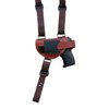 Barsony Burgundy Leather Shoulder Holster for Ruger LCP .380 Right