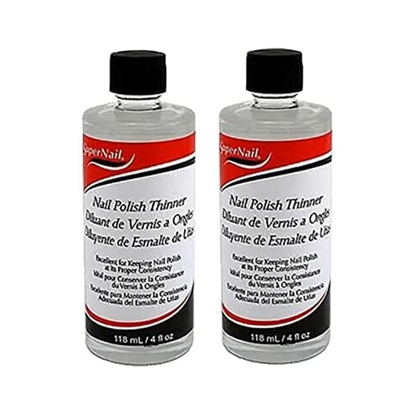 Super Nail Polish Thinner 4oz (2 Pack)