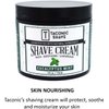 Taconic Shave, All Natural Shave Cream – Highly-Concentrated, Shaving Cream for Men and Women – 4 oz. Moisturizing Shaving Cream Tub with Skin Soothing Ingredients – Cooling Eucalyptus & Mint