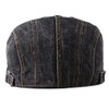2 Pack Mens Denim Cotton Newsboy Cap Ivy Gatsby Driving Hunting Cabbie Hats (2 Pack-I)