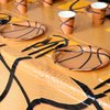 Basketball Party Decorations, Basketball Birthday Party Supplies, Include Plates, Basketball Banner, Tablecloth, Napkins, Cutlery, for Kids Boys Basketball Fans Birthday, Serves 20