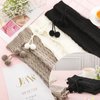 Eurzom 3 Pairs Kawaii Winter Knitted Leg Warmers Knee High Loose Socks Japanese Style Leg Warmers For Girls Women (White, Gray, Black, Wool Balls)