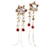 Leadigol Leadigol Animal Hair Pin,Pearl Hair Clips,Tassels Hair Clip Antiquity Cosplay Hair Accessories Hanfu Girl Animal Chinese Elements Alloy for Women Wedding(beads)