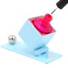Nail Polish Holder - Anti-Spill Nail Polish Organizer Case-Nail Care Products with Rubber Pad Grippy Bottom & Wide Stable Base-Nail Polish Holder and Organizer for Mani/Pedi, Nail Art Tools (BAE Blue)