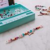 Make It Real: Rainbow Dream Jewelry Kit - Create 3 Unique Charm Bracelets & A Ring, 123 Pieces, Includes Play Tray, All-in-One, DIY Colorful Bead Jewelry Kit, Tweens & Girls, Arts & Crafts, Ages 8+